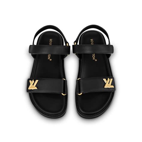 lv women sandals|louis vuitton sunshine sandals.